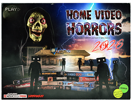 Home Video Horrors 2026 Calendar Cover