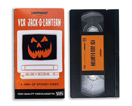 VCR Jack-O-Lantern VHS